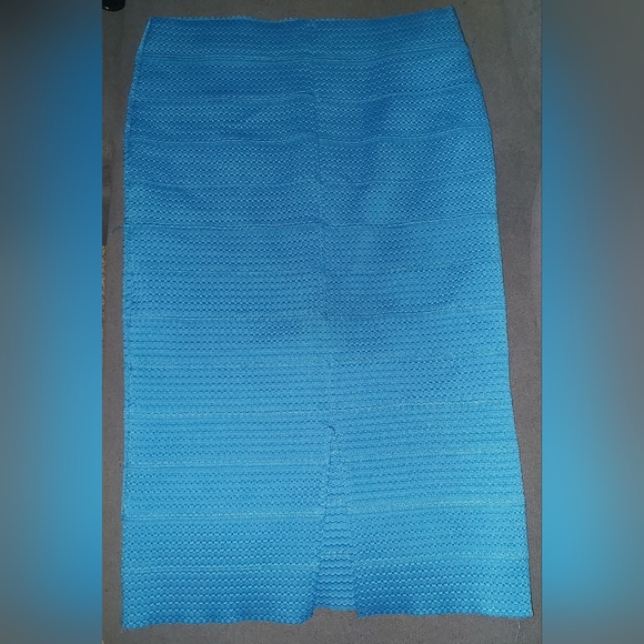 Long Blue Skirt - 7th Ave NY & Company Design - Picture 3 of 4